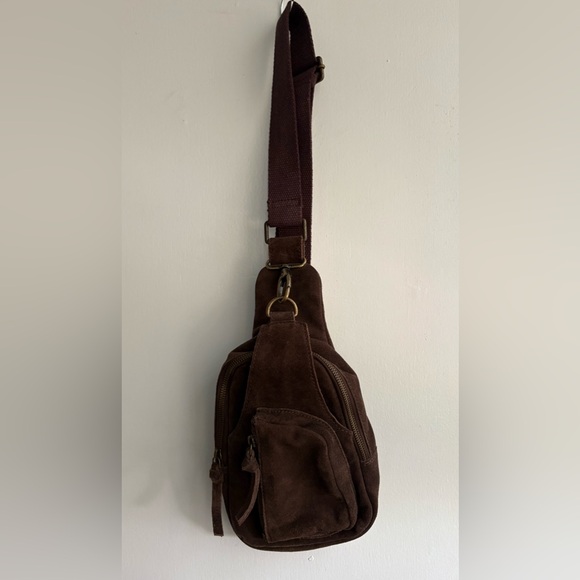 Free People Hudson Sling Bag- chocolate brown🔥 - Picture 11 of 14